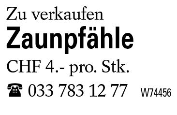 Zaunpfähle