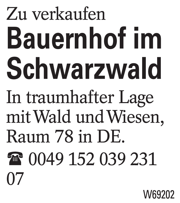 Bauernhof im Schwarzwald