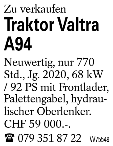 Traktor Valtra A94