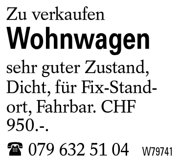 Wohnwagen