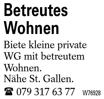 Betreutes Wohnen