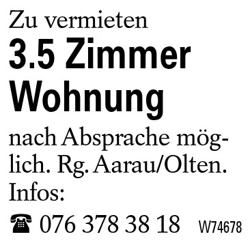 3.5 Zimmer Wohnung