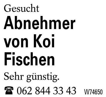 Abnehmer von Koi Fischen
