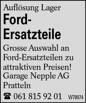 Ford-Ersatzteile