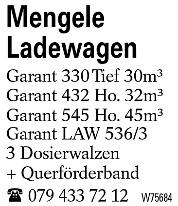 Mengele Ladewagen