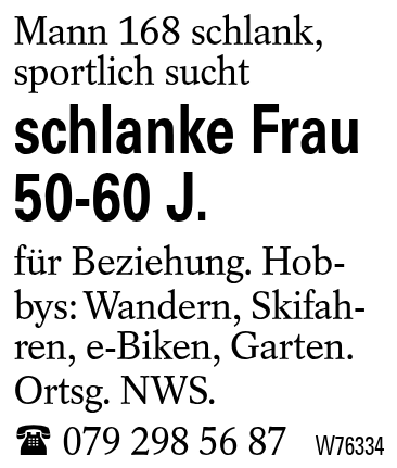schlanke Frau 50-60 J.