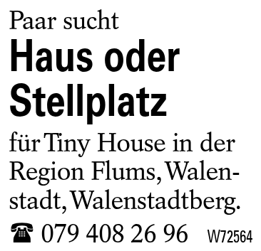 Haus oder Stellplatz