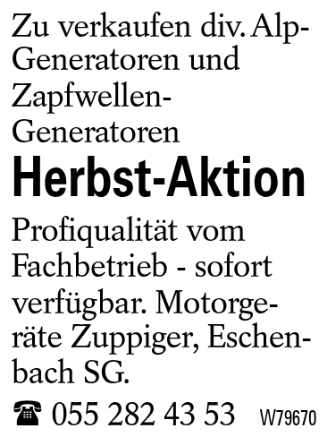 Herbst-Aktion
