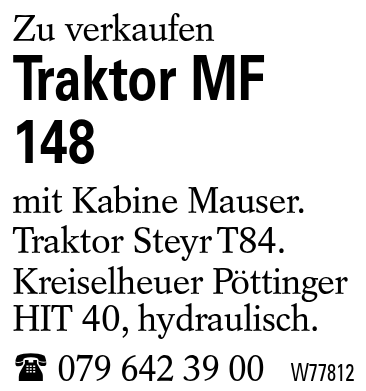 Traktor MF 148
