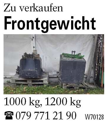 Frontgewicht