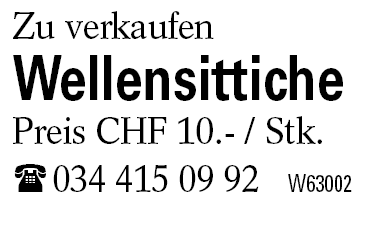 Wellensittiche