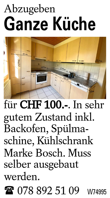 Ganze Küche