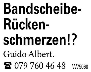 Bandscheibe-Rückenschmerzen!?
