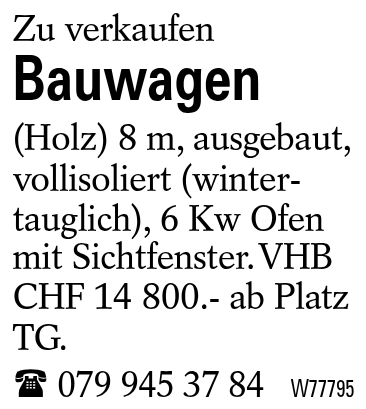 Bauwagen