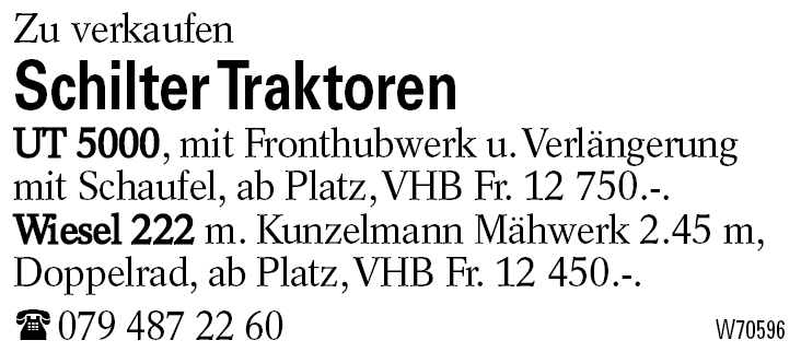 Schilter Traktoren