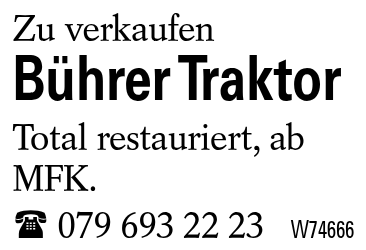 Bührer Traktor