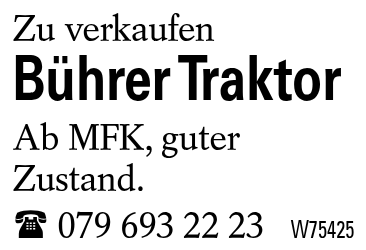 Bührer Traktor