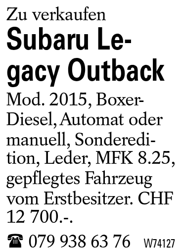 Subaru Legacy Outback