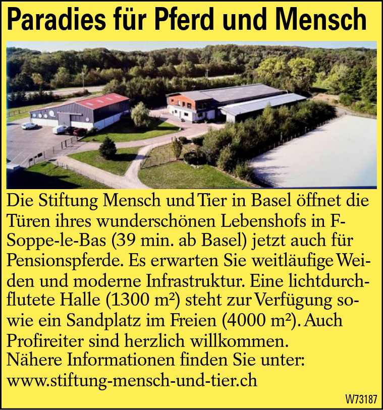 Paradies für Pferd und Mensch