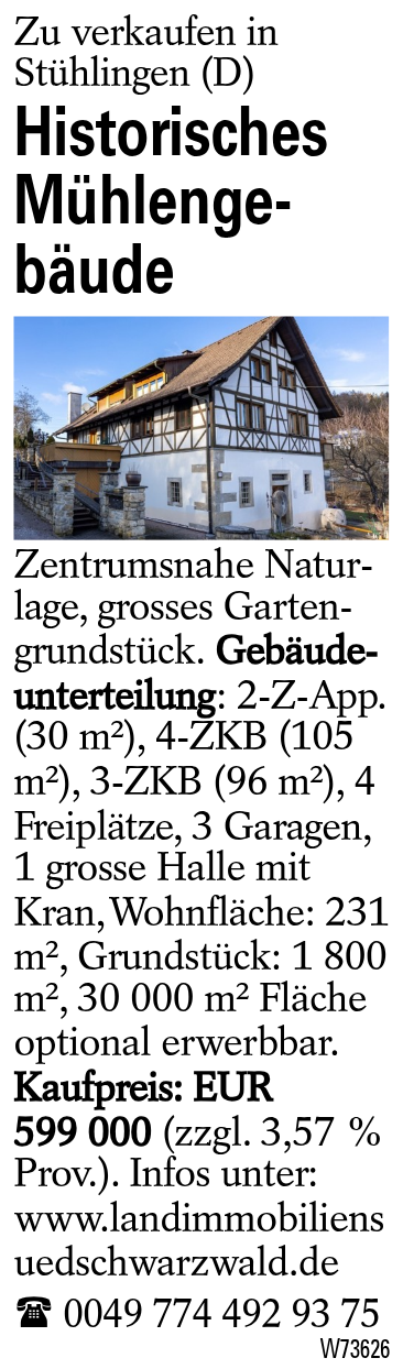 Historisches Mühlengebäude