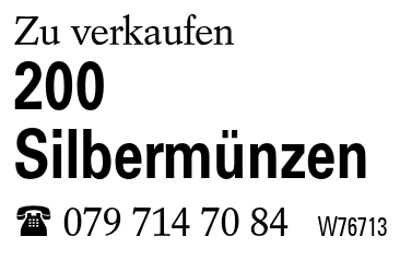 200 Silbermünzen