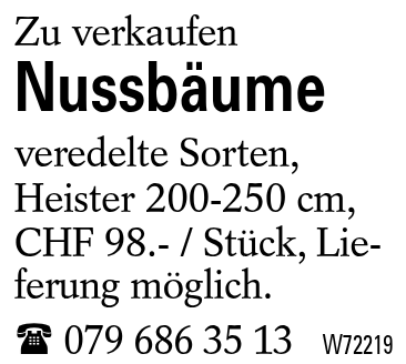 Nussbäume
