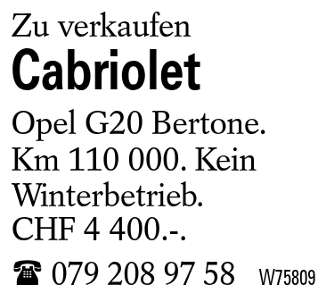 Cabriolet