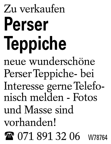 Perser Teppiche