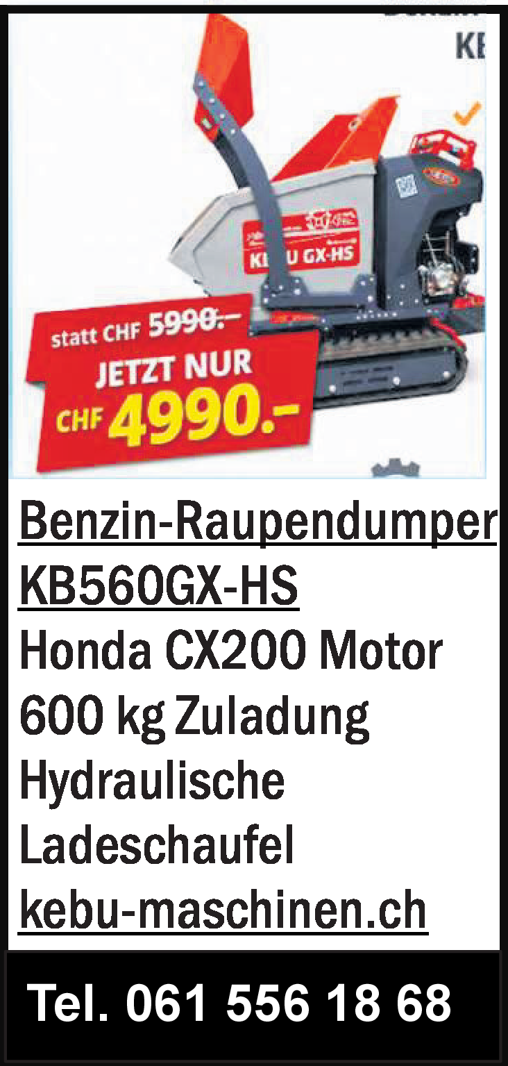 Benzin-Raupendumper