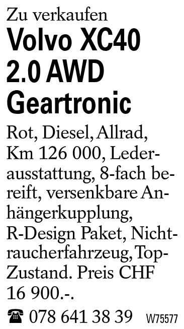 Volvo XC40 2.0 AWD Geartronic