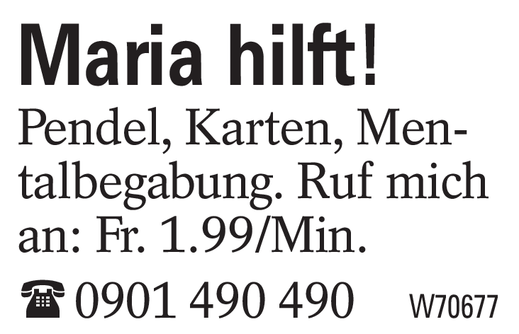 Maria hilft!
