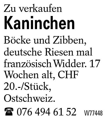 Kaninchen