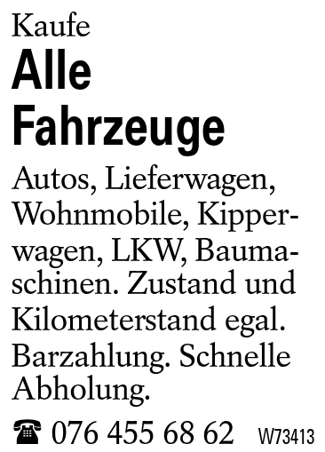 Alle Fahrzeuge
