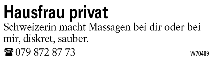 Hausfrau privat