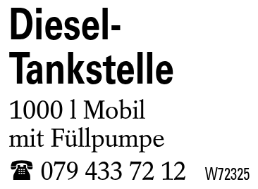 Diesel- Tankstelle