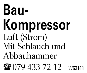 Bau-         Kompressor