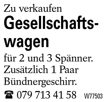 Gesellschaftswagen