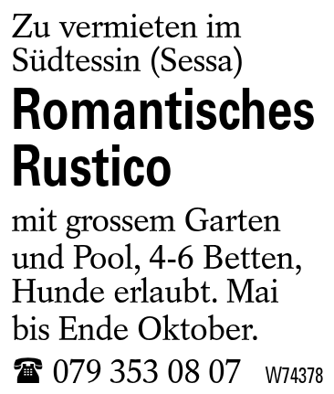 Romantisches Rustico