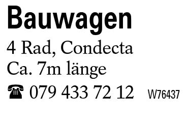 Bauwagen