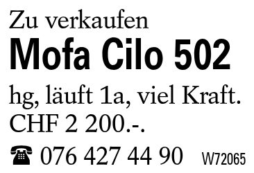 Mofa Cilo 502