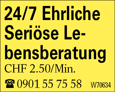 24/7 Ehrliche Seriöse Lebensberatung