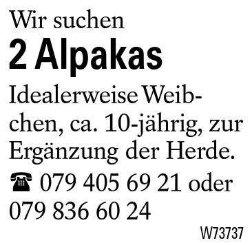 2 Alpakas