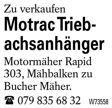 Motrac Trieb-achsanhänger