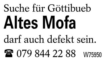Altes Mofa