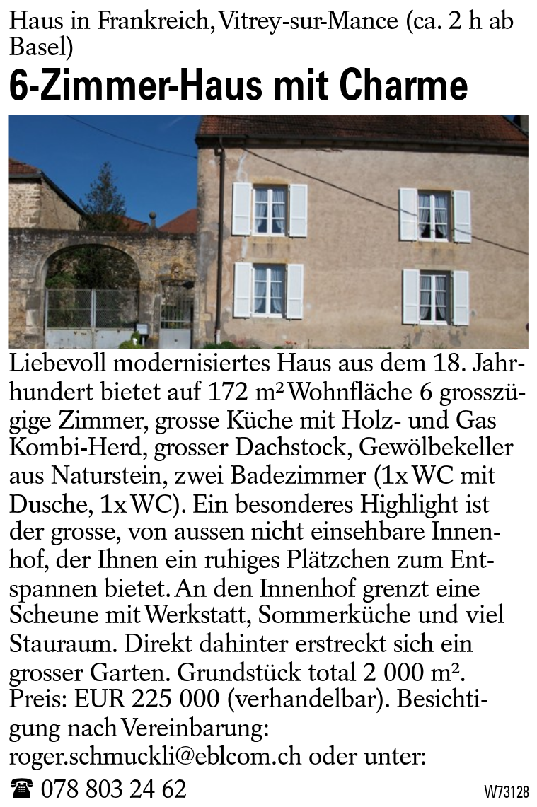 6-Zimmer-Haus mit Charme