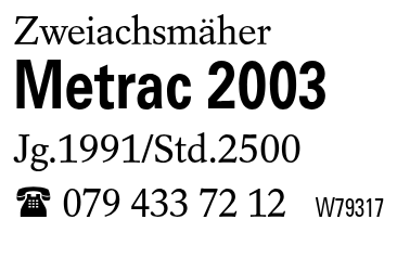 Metrac 2003