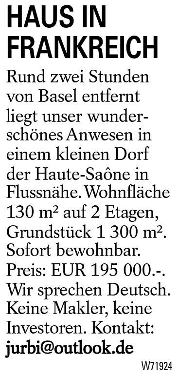 HAUS IN FRANKREICH