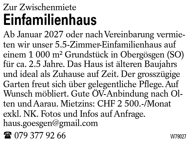 Einfamilienhaus