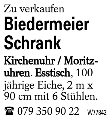 Biedermeier Schrank