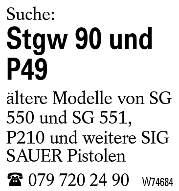 Stgw 90 und  P49